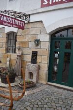 Starožitná reklamní cedule F.J. Jílek výroba likérů a obchod s vínem