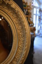 Starožitný zlacený rám s původní italskou reprodukcí Ježíše Krista