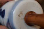 Hezký starožitný porcelánový váleček značený Krautzberger Teplitz