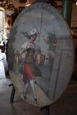 Vzácný veliký starožitný střelecký terč