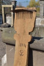 Unikátní starožitný dvouhlavý drhlen s vypálenou datací 1824