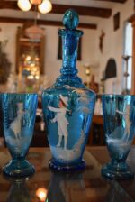 Starožitná secesní nápojová souprava