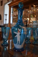 Starožitná secesní nápojová souprava