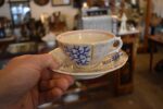 Starožitný porcelánový šálek s podšálkem Kysibl