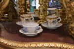 Starožitný porcelánový šálek s podšálkem Kysibl