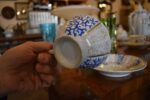 Starožitný porcelánový šálek s podšálkem Kysibl