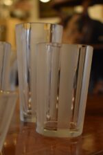 Kompletní šestidílná vzácně ucelená sada s 5 druhy luxusních starožitných skleniček