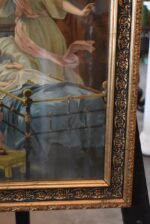 Originální prvorepublikový tisk s dětmi a jejich andělem strážným