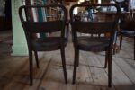 Párové starožitné židle osvědčené ohýbané konstrukce Thonet