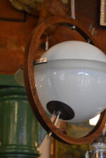 Vzácný starožitný designový lustr Saturn