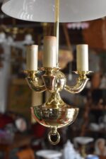 Větší atypicky ztvárněná starožitná stahovačka se třemi rameny