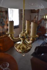 Větší atypicky ztvárněná starožitná stahovačka se třemi rameny