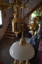 Větší atypicky ztvárněná starožitná stahovačka se třemi rameny