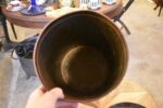 Sběratelská secesní plechovka s nápisem KOFFIE