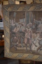 Nástěnná závěsná dekorace Francouzská figurální tapiserie
