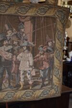 Nástěnná závěsná dekorace Francouzská figurální tapiserie