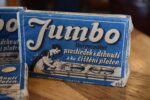 Originální neotevřené balení prvorepublikového čistícího prášku Jumbo z období okolo roku 1940.