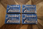 Originální neotevřené balení prvorepublikového čistícího prášku Jumbo z období okolo roku 1940.