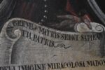 Starožitná votivní malba Madonna del Sangue di Re, olej na plátně, 1. pol. 19. století.