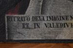 Starožitná votivní malba Madonna del Sangue di Re, olej na plátně, 1. pol. 19. století.