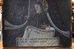 Starožitná votivní malba Madonna del Sangue di Re, olej na plátně, 1. pol. 19. století.