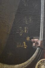 Starožitná votivní malba Madonna del Sangue di Re, olej na plátně, 1. pol. 19. století.