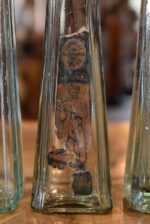 Kolekce 5 starožitných lahví Mentolová francovka Herkules Werke Bauschowitz