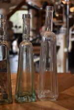 Kolekce 5 starožitných lahví Mentolová francovka Herkules Werke Bauschowitz