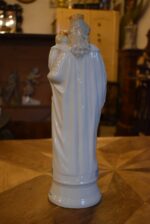 Ručně malovaná porcelánová Madona s Ježíškem na měsíčním srpku