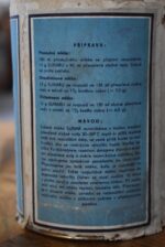 Kolekce 4 historických plechovek SUNAR sušené mléko v prášku Nový Bydžov z 50.–60. let.