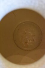 Velká prvorepubliková podlahová váza Ditmar Urbach s tyrkysovou krakelovanou glazurou