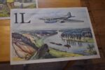 Starožitné školní plakáty Živá abeceda s ilustracemi Baumbrucka a verši Hrubína z roku 1971