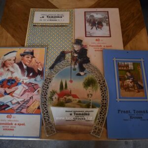 Soubor meziválečných reklamních tisků textilního obchodu František Tomášek Krouna z let 1930–1940