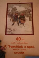 Soubor meziválečných reklamních tisků textilního obchodu František Tomášek Krouna z let 1930–1940