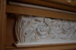 Vzácné starožitné sádrové štukatérské vlysy signované T. J. Kolar 1878 v původních pouzdrech