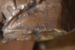 Busta Jana Ámose Komenského od sochaře Jiřího Prádlera, patinovaná umělecká sádra.