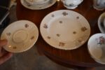 Starožitný porcelánový servis Dürrbeck & Ruckdäschel Weißenstadt pro 6 osob z okolo 1930.
