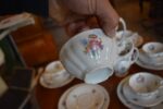 Starožitný porcelánový servis Dürrbeck & Ruckdäschel Weißenstadt pro 6 osob z okolo 1930.