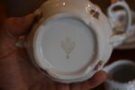 Starožitný porcelánový servis Dürrbeck & Ruckdäschel Weißenstadt pro 6 osob z okolo 1930.