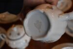 Starožitný porcelánový servis Dürrbeck & Ruckdäschel Weißenstadt pro 6 osob z okolo 1930.