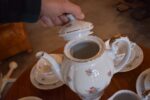 Starožitný porcelánový servis Dürrbeck & Ruckdäschel Weißenstadt pro 6 osob z okolo 1930.