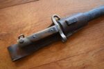 Starožitný rakousko-uherský bodák M.95 Mannlicher Steyr s pochvou.