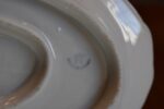 Starožitný porcelánový omáčník s cibulovým vzorem, Klášterec nad Ohří.