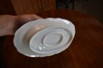 Starožitný porcelánový omáčník s cibulovým vzorem, Klášterec nad Ohří.