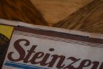 Starožitný reklamní plakát Steinzeugfuttertröge z Mährisch Rothwasser.